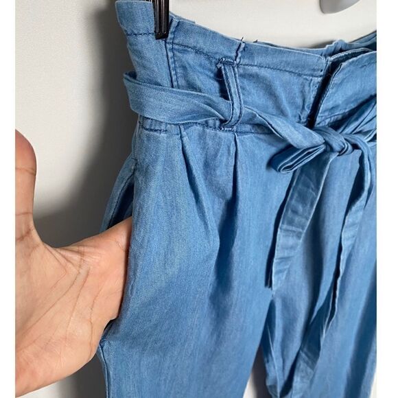 Romeo & Juliet Couture Tie Belt Troussers in Light Blue - Picture 4 of 12